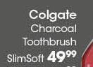 Colgate Charcoal Toothbrush Slim Soft