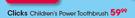 Clicks Children's Power Toothbrush-Each