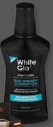 White Glo Charcoal Bad Breath Eliminator Mouthwash