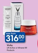 Vichy Lift Active Or Mineral 89 Products-Each