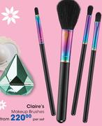 Claire's Makeup Brushes-Per Set