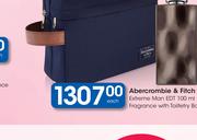 Abercrombie & Fitch Extreme Man EDT 100ml Fragrances With Toiletry Bag.
