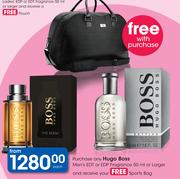 Hugo Boss Men's EDT Or EDP Fragrance 50ml With Free Sports Bag-Each
