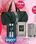 Dunhill Icon Men's EDP Or EDT Fragrance 50ml With Free Sports Racing Bag