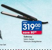 Safeway salon series titanium straightener new arrivals