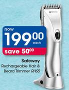 Safeway Rechargeable Hair & Beard Trimmer RHS5-Each