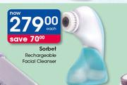 Sorbet Rechargeable Facial Cleanser-Each