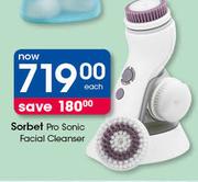 Sorbet Pro Sonic Facial Cleanser-Each