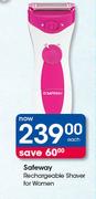Safeway Rechargeable Shaver For Women-Each