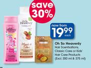 Oh So Heavenly Hair Sensations, Classic Care Or Kids Hair Care Products(Excl.350ml & 375ml)-Each