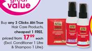 Clicks Afri True Hair Care Products (Excl. Conditioner 1 Litre & Shampoo 1 Litre)-Each