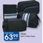 Clicks Men's Toiletry Bags-Each