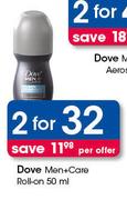 Dove Men+ Care Roll On-2 x 50ml