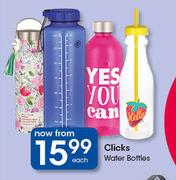 Clicks Water Bottles-Each