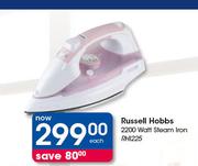 Russell Hobbs 2200 Watt Steam Iron RHI225-Each