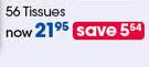 Kleenex 3 Ply Balsam 56 Tissues-Per Pack