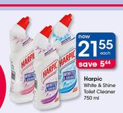 Harpic White & Shine Toilet Cleaner-750ml Each