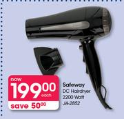 Safeway DC Hairdryer 2200Watt JA-2852-Each
