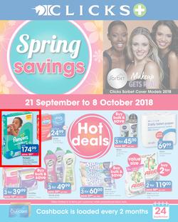 Clicks : You Pay Less (21 Sept - 8 Oct 2018), page 1