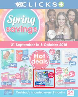Clicks : You Pay Less (21 Sept - 8 Oct 2018), page 1