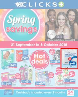 Clicks : You Pay Less (21 Sept - 8 Oct 2018), page 1