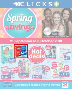 Clicks : You Pay Less (21 Sept - 8 Oct 2018), page 1