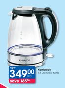 Kambrook 1.7Ltr Glass Kettle-Each