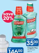 Colgate Plax Mouthwash-500ml Pack