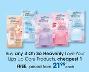 Oh So Heavenly Love Your Lips Lip Care Products-Each