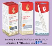 Mavala Nail Treatment Products-Each