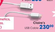 Claire's USB Cable-Each