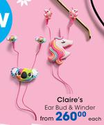 Claire's Ear Bud & Winder-Each