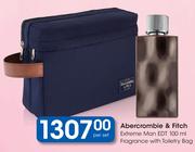 Abercrombie & Fitch Extreme Man EDT 100ml Fragrance With Toiletry Bag-Per Set