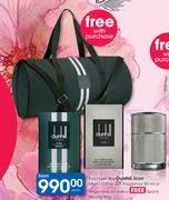 Dunhill Icon Men's EDP Or EDT Fragrance-50ml Or Larger Free Sports Racing Bag