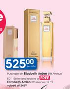 Elizabeth Arden 5th Avenue EDT-125ml & Receive A Free Elizabeth Arden 5th Avenue-15ml Per Offer