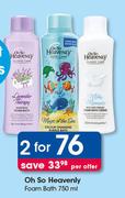 Oh So Heavenly Foam Bath-2X750ml