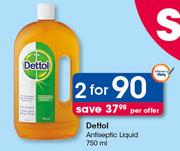 Dettol Antiseptic Liquid-2X750ml