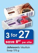 Johnson's Vita-Rich Soap-3X175g