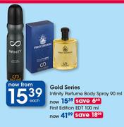 Gold Series Infinity Perfume Body Spray-90ml