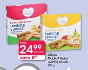 Clicks Made 4 Baby Teething Biscuits-170g Per Pack