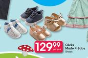 Clicks Made 4 Baby Shoes-Per Pair