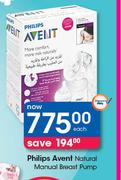 Philips Avent Natural Manual Breast Pump-Each