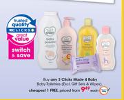 Clicks Made 4 Baby Baby Toiletries-Each