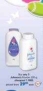 Johnson's Powder-200g Each