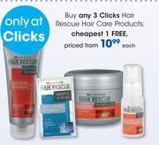Clicks Hair Rescue Hair Care Products-Each