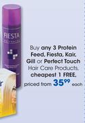 Protein Feed,Fiesta,Kair,Gill Or Perfect Touch Hair Care Product-Each