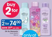Oh So Heavenly Foam Baths-2X750ml