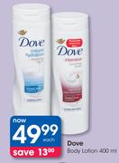 Dove Body Lotion-400ml Each