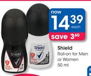 Shield Roll On For Men Or Women-50ml Each