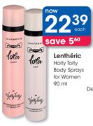 Lentheric Hoity Toity Body Sprays For Women-90ml Each